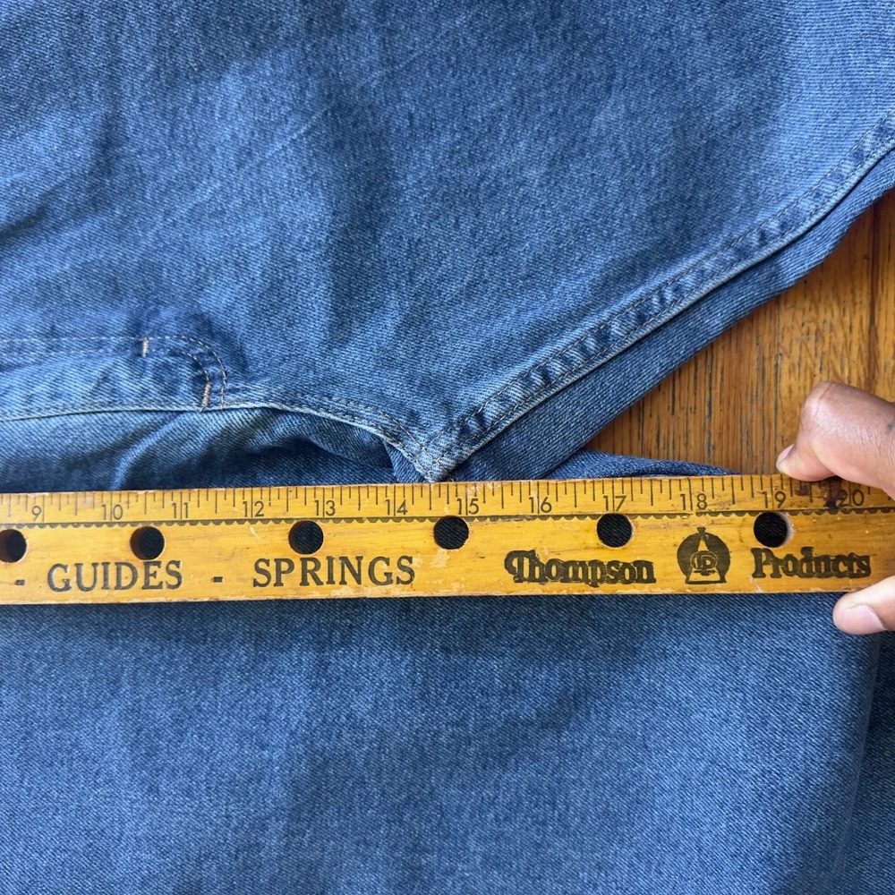 Wrangler Five Star Premium Regular Fit Flex Jeans Mens 40x32 Medium Wash Blue - Picture 4 of 8